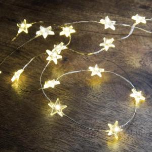 image:imagePrimitives by Kathy Wire String Lights with Timer 42Inch 20LightsCatBright Stars