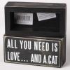 image:imagePrimitives by Kathy Rustic Dcor Box Sign 5 x 250 Neutral