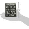 image:imagePrimitives by Kathy Wooden Box Sign  Funny Bathroom Sayings Wall ArtHome Decor Farmhouse Style Housewarming Gift 4x5 INBlack