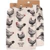image:imagePrimitives by Kathy Decorative Kitchen Towel Welcome to Our Coop with Chicken Design Homestead Style Fun Design