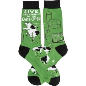 image:imagePBK womens Gift Socks Green White amp Black One Size US
