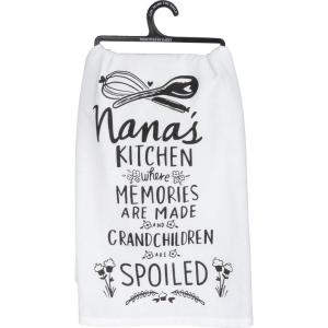 image:imagePrimitives by Kathy Boho Cotton Kitchen Towel Set  Funny Sayings Housewarming Gift Fall Decor 28x28Nanas Kitchen