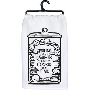 image:imagePrimitives by Kathy Boho Cotton Kitchen Towel Set  Funny Sayings Housewarming Gift Fall Decor 28x28One Cookie