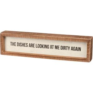 image:imagePrimitives by Kathy Dirty Again Inset Sign Wooden