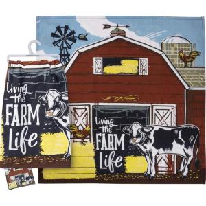 image:imagePrimitives by Kathy Every Meal You Make Every Bite You Take Ill Be Watching You Decorative Kitchen Towel 28 x 28Multicolor