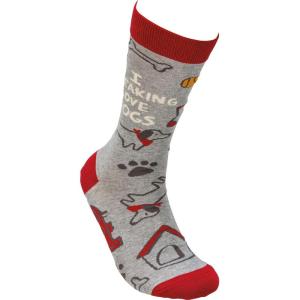 image:imagePrimitives by Kathy I Freaking Love Dogs Socks