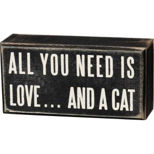 image:imagePrimitives by Kathy Rustic Dcor Box Sign 5 x 250 Neutral