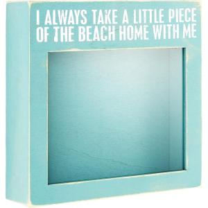 image:imagePrimitives by Kathy Seashell Holder  Coastal Decor Glass Display Treasure Chest Room and Bedroom DecorGreen