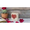 image:imagePrimitives by Kathy 34248 Rustic White String Art Box Sign 35 x 4 Love You MoreArt Box Sign