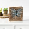 image:imagePrimitives by Kathy 34248 Rustic White String Art Box Sign 35 x 4 Love You MoreBe You Tiful