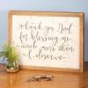 image:imagePrimitives by Kathy 38493 Inset HandLettered Box Sign 18 x 14 Thank You God