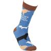 image:imagePrimitives by Kathy Awesome Dog Grandpa Socks Unisex One Size