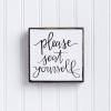 image:imagePrimitives by Kathy Please Seat Yourself Inset Bathroom Home Dcor Sign One Size