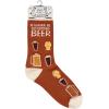 image:imagePrimitives by Kathy Rather Be Drinking Beer Novelty Socks One Size Unisex LOL Collection