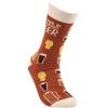 image:imagePrimitives by Kathy Rather Be Drinking Beer Novelty Socks One Size Unisex LOL Collection