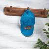image:imagePrimitives by Kathy Think Happy Thoughts Baseball Cap with Vibrant Rainbow and Flowers Design on FrontSentiment on Back