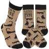image:imagePrimitives by Kathy Less People More Cats Socks Unisex One Size
