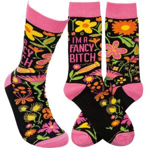 image:imagePrimitives by Kathy 113080 Im a Fancy Bitch Socks Muticolor One Size