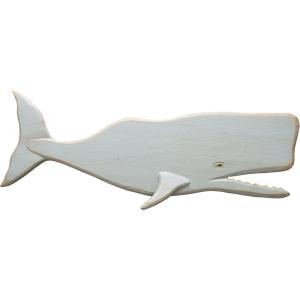image:imagePrimitives by Kathy 20588 Shaped Wooden Wall Art 2425 x 775Inches Whale