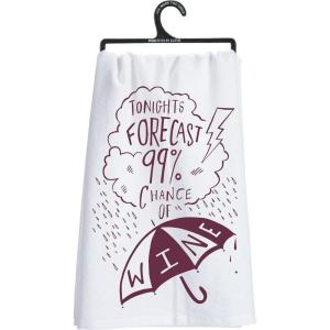 image:imagePrimitives by Kathy 29109 LOL Dish Towel 28Inch Square More Wine in a Bottle99 Chance of Wine