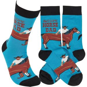 image:imagePrimitives by Kathy Awesome Horse Dad Socks One Size Unisex LOL Collection