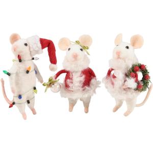 image:imagePrimitives by Kathy Claus Family Mice Collectible Critter Set