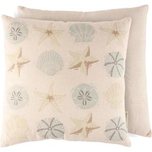 image:imagePrimitives by Kathy Decorative Throw Pillow  BeachSeashells