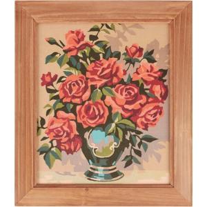 image:imagePrimitives by Kathy Hand Painted Rose Vase Framed Wall Art show your love on Valentines Day Anniversary or Just Because