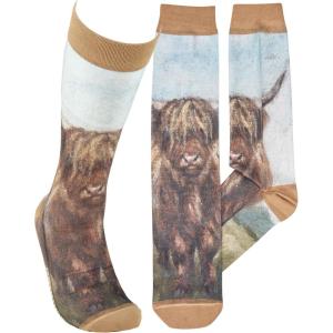 image:imagePrimitives by Kathy Highland Cows Socks