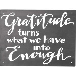 image:imagePrimitives by Kathy Metal Wall Sign Its a Good Day to Have a Good Day Precision Cut Metallic Wall Art 16 x 16Gratitude