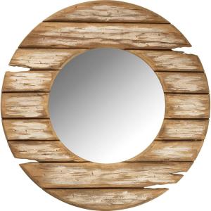 image:imagePrimitives by Kathy Mirror  Round Drift Wood Style