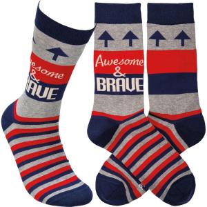 image:imagePrimitives by Kathy Socks  Awesome amp Brave Unisex One Size