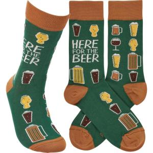image:imagePrimitives by Kathy Socks  Here For The Beer Unisex One Size LOL Collection