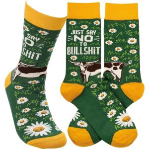 image:imagePrimitives by Kathy Socks  Just Say No To Bullshit Unisex One Size LOL Collection