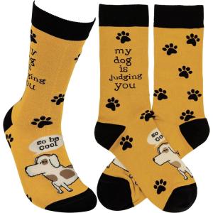 image:imagePrimitives by Kathy Socks  My Dog Is Judging You One Size Unisex LOL Collection