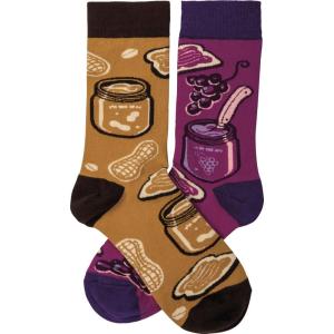 image:imagePrimitives by Kathy Socks  Peanut Butter amp Jelly One Size Unisex LOL Collection