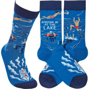 image:imagePrimitives by Kathy Socks  Rather Be At Lake One Size Unisex LOL Collection
