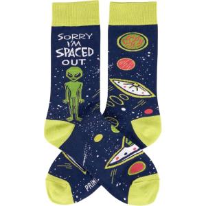 image:imagePrimitives by Kathy Sorry Im Spaced Out Novelty Socks One Size Unisex LOL Collection