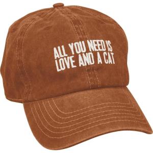 image:imagePrimitives by Kathy Standard Baseball CapLove and A Cat Burnt Orange One Size