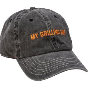 image:imagePrimitives by Kathy Standard Baseball CapMy Grilling Hat Black Orange One Size