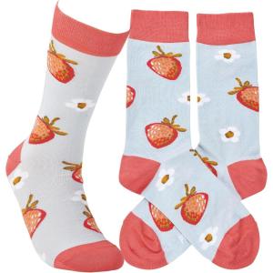 image:imagePrimitives by Kathy Strawberry Socks One Size Unisex LOL Collection