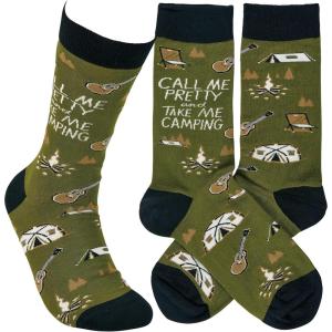 image:imagePrimitives by Kathy Take Me Camping Socks One Size Unisex LOL Collection