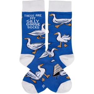 image:imagePrimitives by Kathy These Are My Silly Goose Novelty Socks One Size Unisex LOL Collection