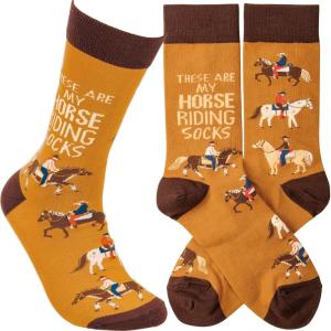 image:imagePrimitives by Kathy These are My Horse Riding Socks Colorful Socks