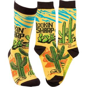 image:imagePrimitives by Kathy Unisex Adult Socks  Lookin SharpMulticolor