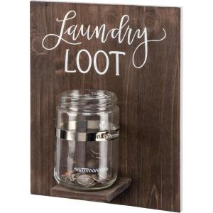 image:imagePrimitives by Kathy Wall Dcor Sign Featuring Laundry Loot Sentiment