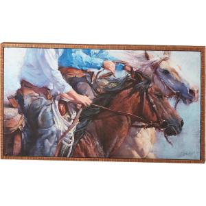 image:imagePrimitives by Kathy Western Riders Canvas Wall Art