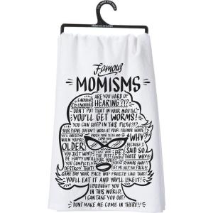 image:imagePrimitives by Kathy Women Tea Towel Cotton 28 x 28 NeutralWhite and Black