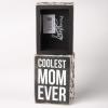 image:imagePrimitives by Kathy 21723 Box Sign 3 x 4 Call Your MomCoolest Mom