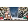 image:imagePrimitives by Kathy Gingerbread Train Sitter Holds 6 Candy Canes